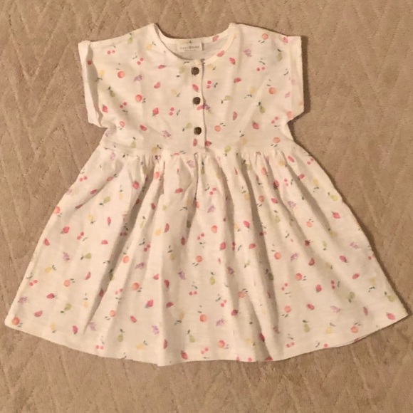 Next Baby sweet cotton dress with fruit on it size 9-12 months - Picture 6 of 7